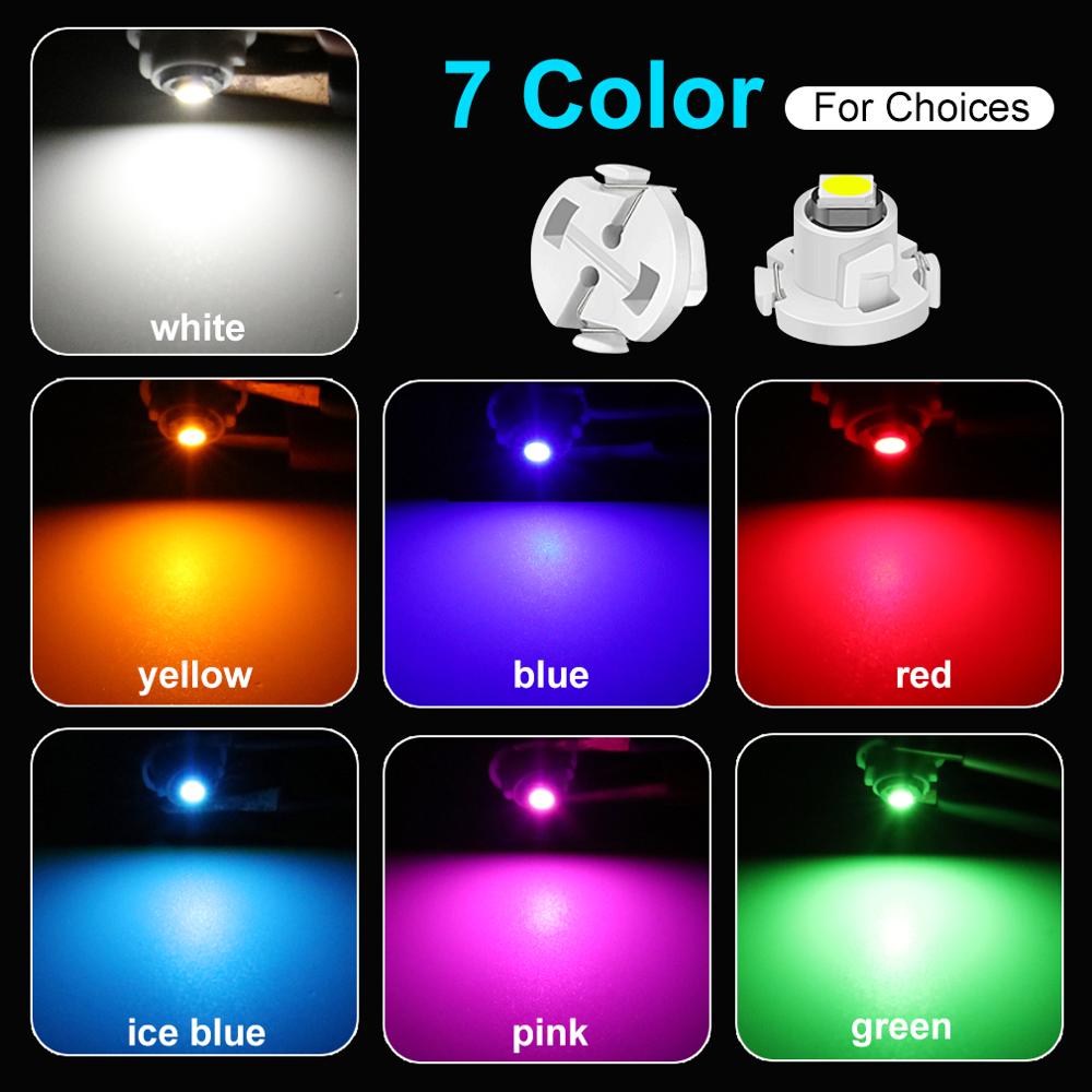 10Pcs Super Bright T3 T4.2 T4.7 Led Bulb Canbus Car Interior Lights Indicator Dashboard Warming Instrument 3030SMD Lamps