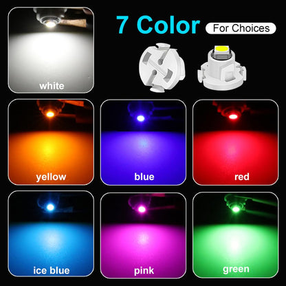 10Pcs Super Bright T3 T4.2 T4.7 Led Bulb Canbus Car Interior Lights Indicator Dashboard Warming Instrument 3030SMD Lamps