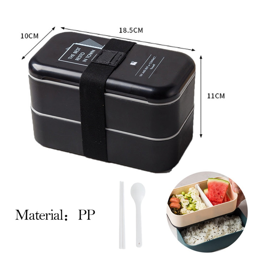 Xiaomi Youpin 304 Stainless Steel Lunch Box Bento Box 2layers Microwae Heating Lunch Container Food Storage Box