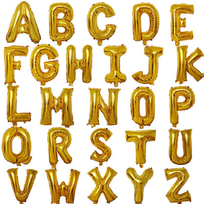 16 inch Happy Birthday Alphabet Balloon Foil Letter Balloon Wedding Balloon Kid Baby Shower Party Decor Name Balloon Supplies