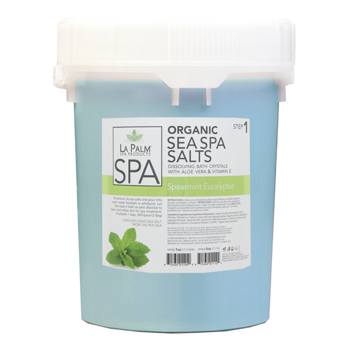 La Palm - Organic Sea Spa Salt - Spearmint Eucalyptus