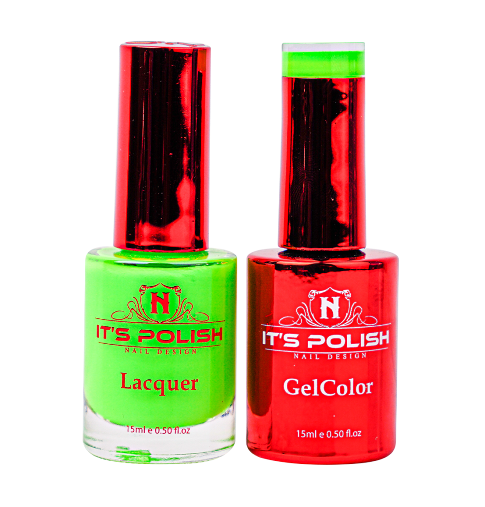 Notpolish 2-in1 Duo Gel Matching Color (15ml) - M100 Hot Lime Bling