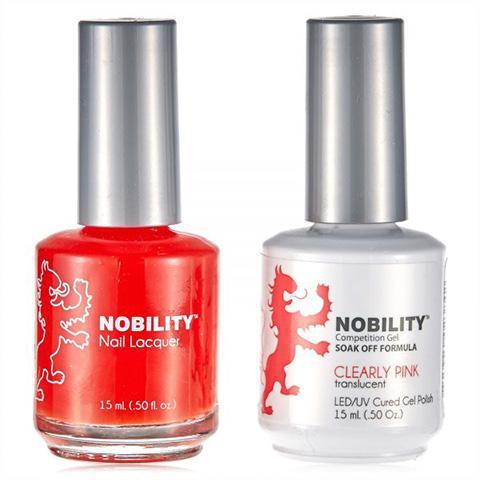 Nobility Duo Gel + Lacquer - NBCS066 Clearly Pink