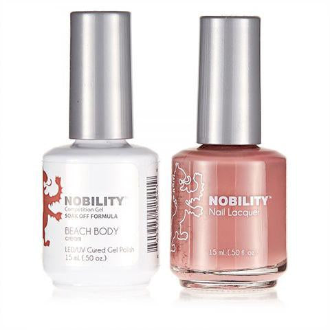 Nobility Duo Gel + Lacquer - NBCS091 Beach Body