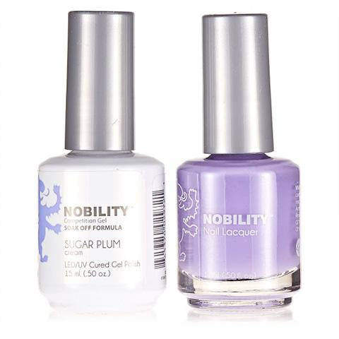 Nobility Duo Gel + Lacquer - NBCS126 Sugar Plum cream