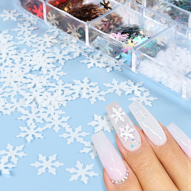 JNBS Nail Flakes Snowflakes