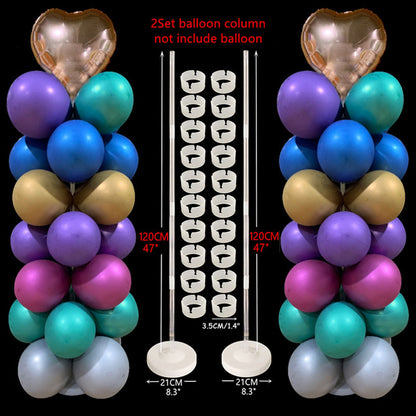 7/13/19 Tubes Balloon Column Stand Birthday Balloon Home Decor Birthday Party Decoration Kids Adult Wedding Event Party Balloon