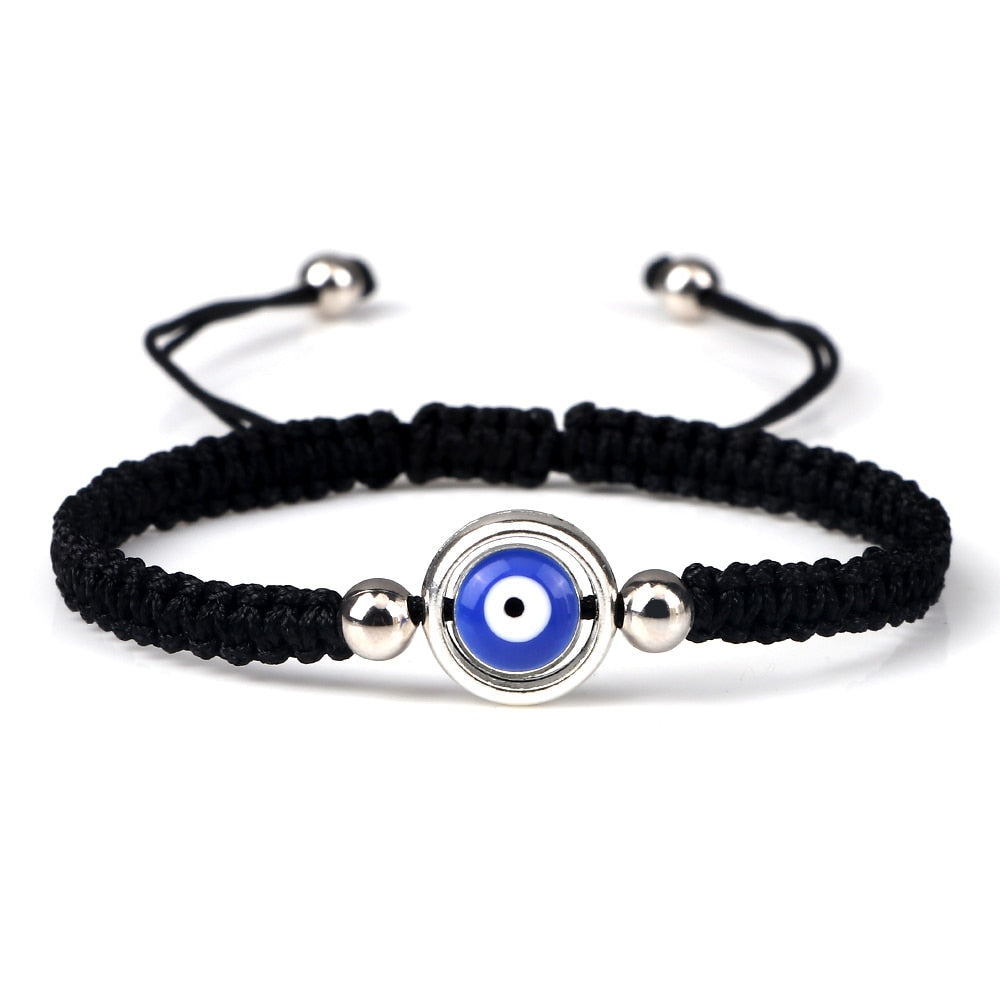 New Evil Eye Braided Bracelet Lucky Red Black Color Thread Couple Chain Handmade Prayer Bangles Pulsera Jewelry Gift for Friend