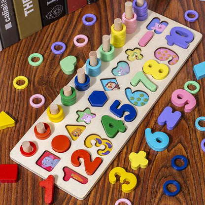 Wooden Toys Montessori for Kids Montessori Board Math Fishing Montessori Toys wooden educational toys for baby 1 2 3 Years Old