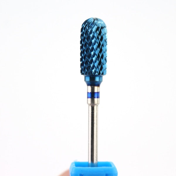 66 Types Tungsten Blue Rainbow Carbide Nail Drill Bit Electric Nail Mills Cutter for Manicure Machine Nail Files Accessories