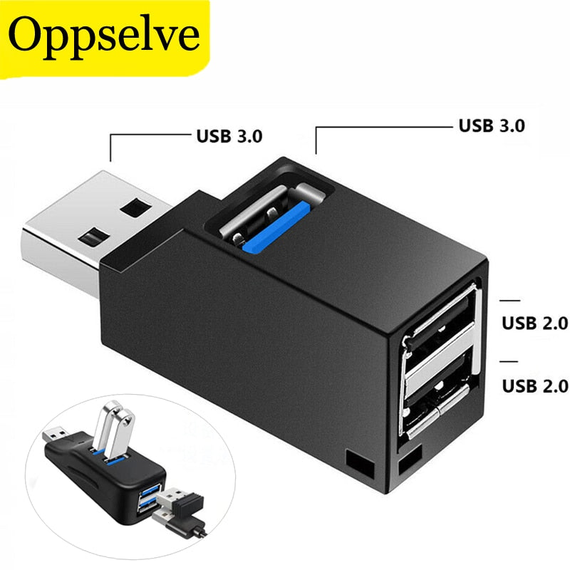 USB 3.0 HUB Adapter Extender Mini Splitter Box 3/4 Ports for PC Laptop Macbook Mobile Phone High Speed U Disk Reader for Xiaomi