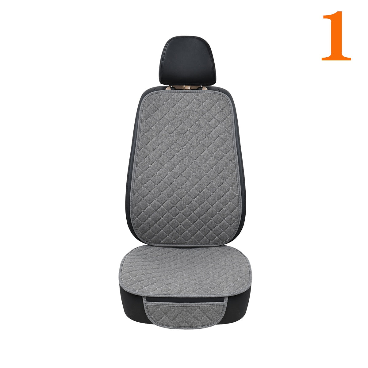 Universal Car Seat Cover Protector Linen Front Rear Back Flax Automobile Cushion Pad Mat Backrest Auto Car Accessori Interior