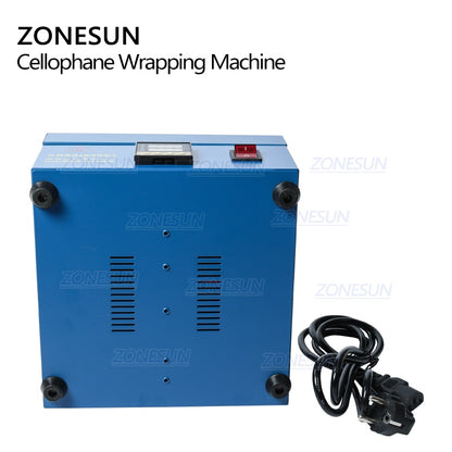 ZONESUN 850W Phone Repairing Machine Cigarette Perfume Playing Card Poker Comestics BOPP Film Wrapping Machine Sealing Machine