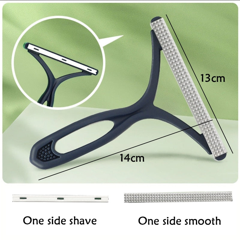 Silicone Double Sided Pet Hair Remover Lint Remover Clean Tool Shaver Sweater Cleaner Fabric Shaver Scraper For Clothes Carpet