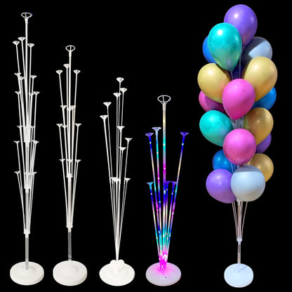 7/13/19 Tubes Balloon Column Stand Birthday Balloon Home Decor Birthday Party Decoration Kids Adult Wedding Event Party Balloon