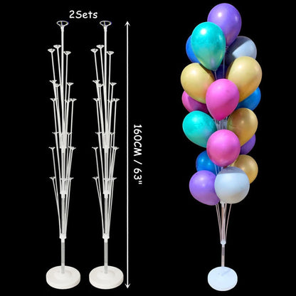 7/13/19 Tubes Balloon Column Stand Birthday Balloon Home Decor Birthday Party Decoration Kids Adult Wedding Event Party Balloon