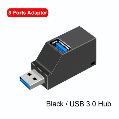 USB 3.0 HUB Adapter Extender Mini Splitter Box 3/4 Ports for PC Laptop Macbook Mobile Phone High Speed ​​U Disk Reader for Xiaomi