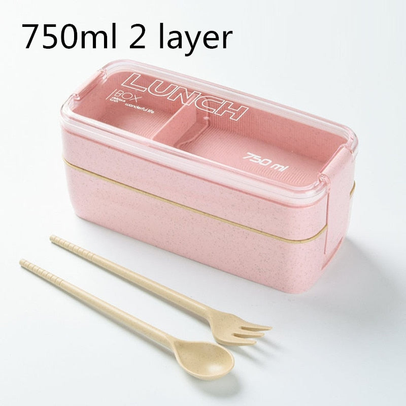 Lunch Box Bento Box for School Kids Office Worker 3layers Microwae Heating Lunch Container Food Storage Box