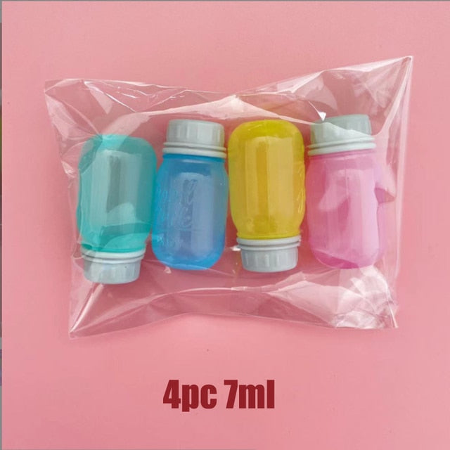 Mini Condiment Squeeze Bottle box Salad Dressing Ketchup Squeeze Jar Container Plastic Portable Lunch Box