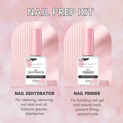 Makartt Nail Dehydrator and Nail Primer Bonder for Nail Prepping, Superior Bonding Primer for Gel Nail Polish