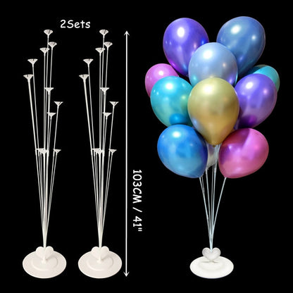 7/13/19 Tubes Balloon Column Stand Birthday Balloon Home Decor Birthday Party Decoration Kids Adult Wedding Event Party Balloon