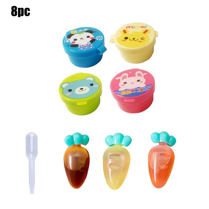 Mini Condiment Squeeze Bottle box Salad Dressing Ketchup Squeeze Jar Container Plastic Portable Lunch Box