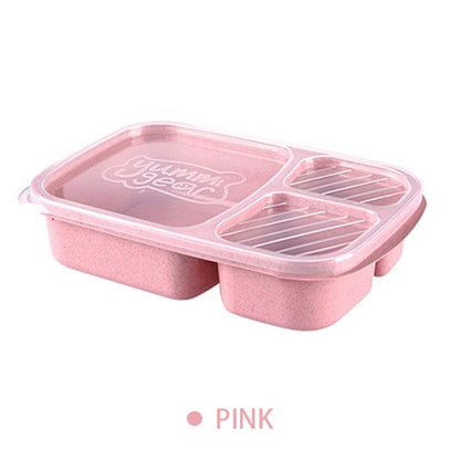 Separate lunch box Portable Bento Box Lunchbox Leakproof Food Container Microwave oven Dinnerware for Students