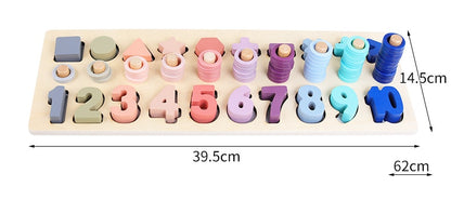 Wooden Toys Montessori for Kids Montessori Board Math Fishing Montessori Toys wooden educational toys for baby 1 2 3 Years Old