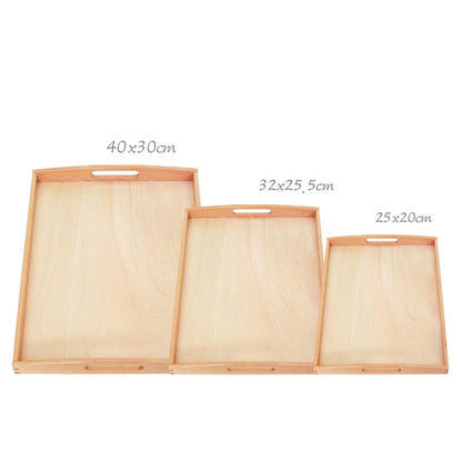 Wooden Tray Montessori Furniture Toys Montessori Practical Educational Preschool Toys For Children Learning Dienblad Hout B2166F