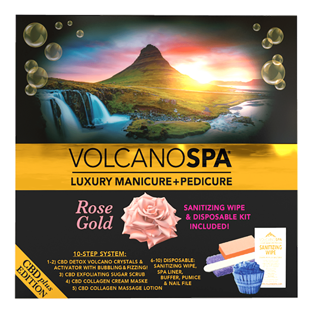 La Palm Volcano Spa 10 IN 1 Pedicure Kit Rose Gold