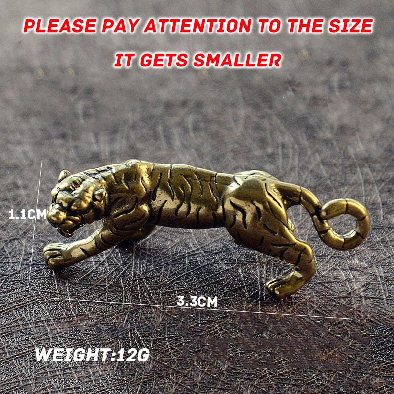 Brass Animal Statue Ornament Chinese Zodiac Rat Ox Tiger Rabbit Dragon Snake Horse Sheep Monkey Chicken Dog Pig Office Desk Deco