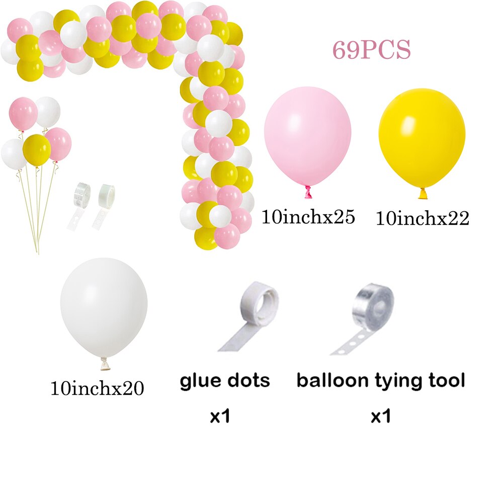 Pastel Pink Blue Balloons Arch Garland Kit Boys Girls Gender Reveal Baby Shower Ballon Decorations Birthday Party Decor Globos