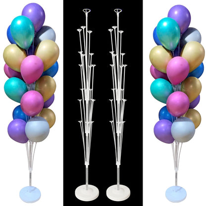 7/13/19 Tubes Balloon Column Stand Birthday Balloon Home Decor Birthday Party Decoration Kids Adult Wedding Event Party Balloon