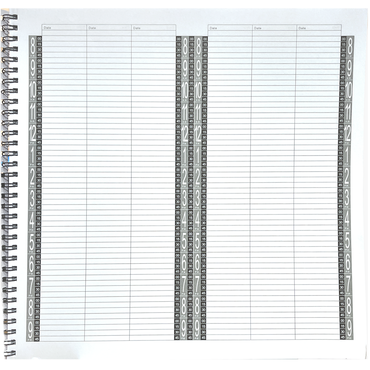 Salon Appointment Book - 6 Columns - 2 styles (150 pages)