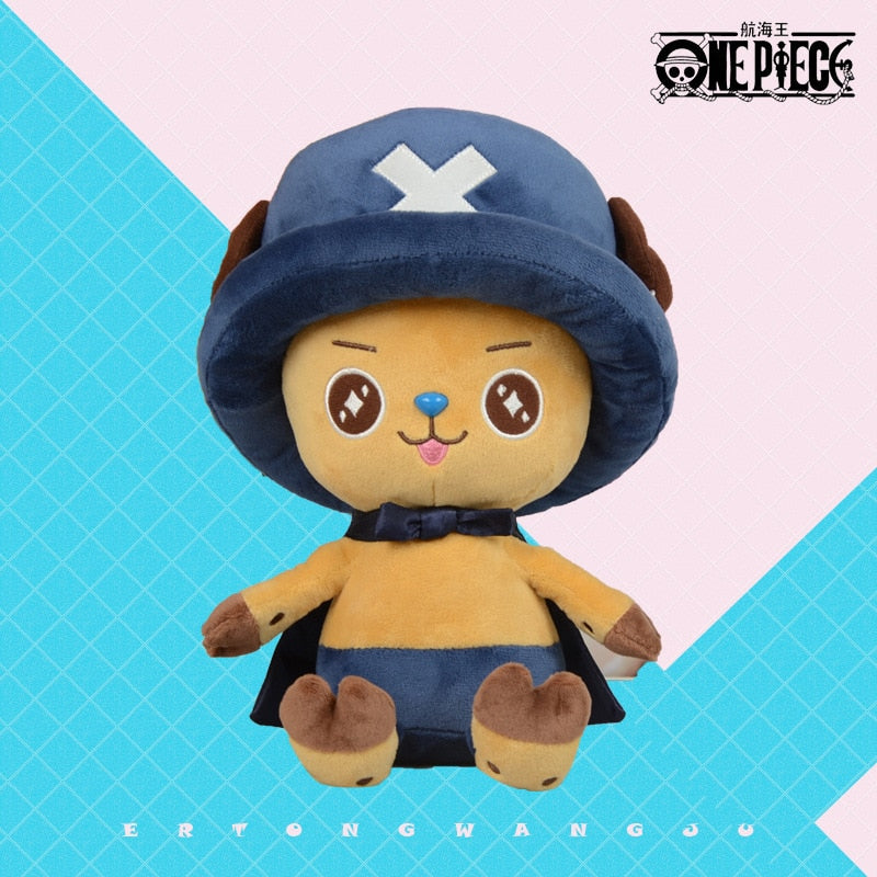 One Piece Plush Going Merry Thousand Sunny Karoo Luffy Chopper Law Ace Sabo Kawaii Pillow Anime Plushie Birthday Present 25-30CM