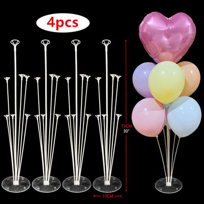 7/13/19 Tubes Balloon Column Stand Birthday Balloon Home Decor Birthday Party Decoration Kids Adult Wedding Event Party Balloon