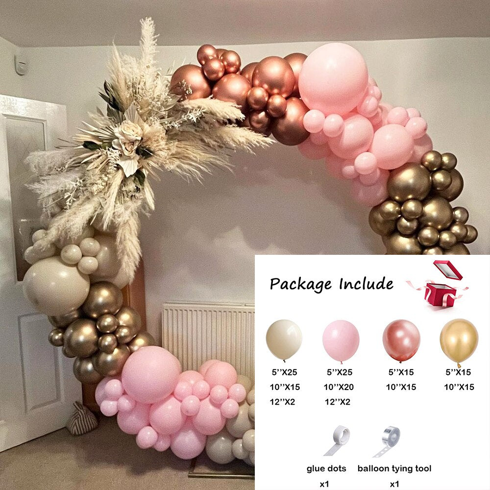 Pastel Pink Blue Balloons Arch Garland Kit Boys Girls Gender Reveal Baby Shower Ballon Decorations Birthday Party Decor Globos