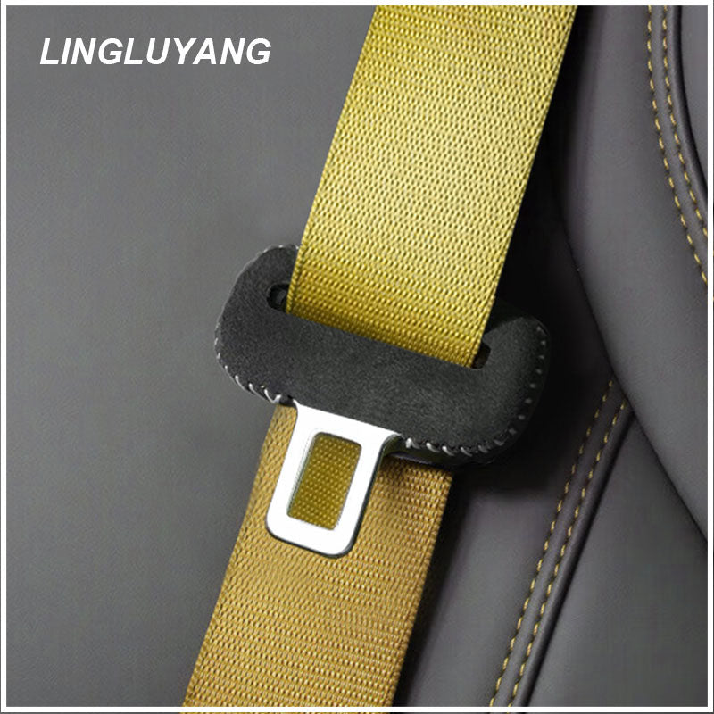 For volvo xc60 xc90 S90 V90CC S60 V60CC V40 S80 XC40 xc70 v50 c40 flip fur safety belt buckle protection cover Car accessories