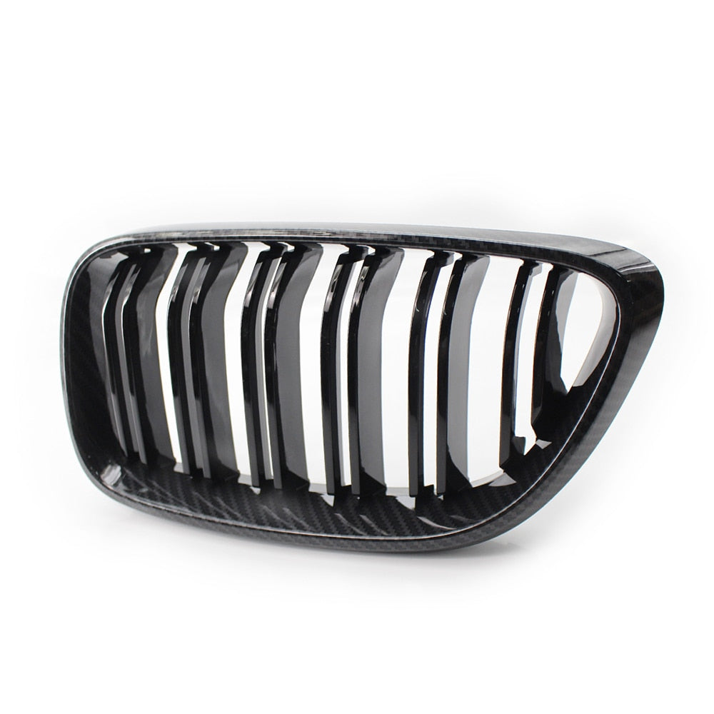 A Pair Car Carbon Fiber Front Bumper Grill For BMW E90 E91 E60 E70 E71 F10 F30 F35 F25 F26 F22 F23 2/3/5 Series Kidney Grille