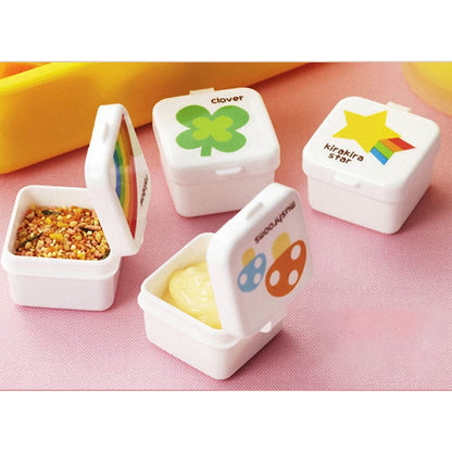 Mini Condiment Squeeze Bottle box Salad Dressing Ketchup Squeeze Jar Container Plastic Portable Lunch Box