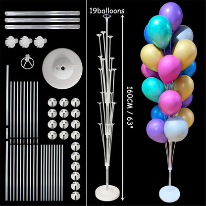 7/13/19 Tubes Balloon Column Stand Birthday Balloon Home Decor Birthday Party Decoration Kids Adult Wedding Event Party Balloon