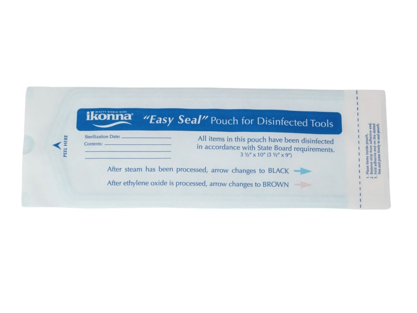 Ikonna - Self Sealing Sterilization Pouches 3 1/2"x9"