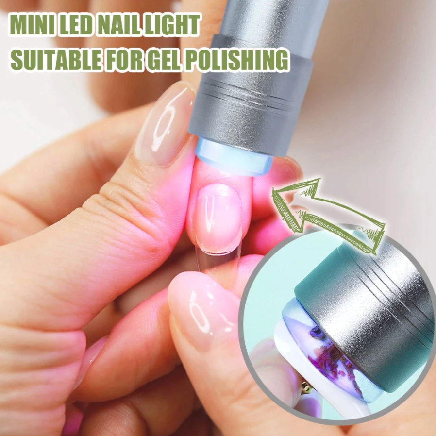 Silicone Stamper with Handheld LED/UV Lamp