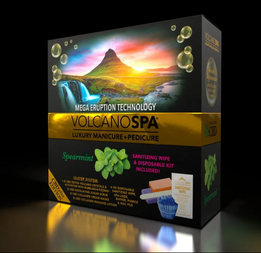 La Palm - Volcano Spa 10-IN-1 Pedicure Kit #Spearmint CBD (10 Steps)