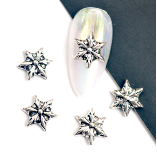 Nail Charm #52 - Cross Star (3pcs)