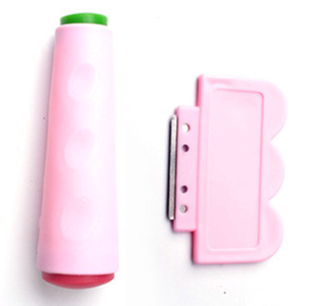 Pink Double Side Stamp & Scraper Set