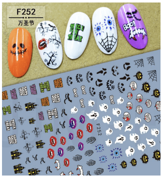 JNBS Nail Sticker Halloween Cute