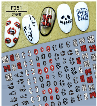 JNBS Nail Sticker Halloween Cute