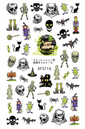 JNBS Nail Sticker Halloween Cute