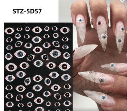 JNBS Nail Sticker 5D Halloween